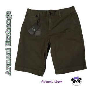 ❤️ 2 for $19 - Armani Exchange - Women's Olive Green Shorts, Size 0, NWT